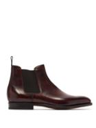 Matchesfashion.com John Lobb - Lawry Leather Chelsea Boots - Mens - Burgundy