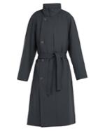 Lemaire Double-breasted Wool-gabardine Coat