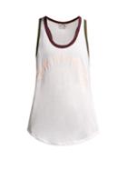 Matchesfashion.com The Upside - Saratoga Logo Print Tank Top - Womens - White Multi