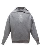 Matchesfashion.com Stella Mccartney - Oversized Wool Sweater - Womens - Grey