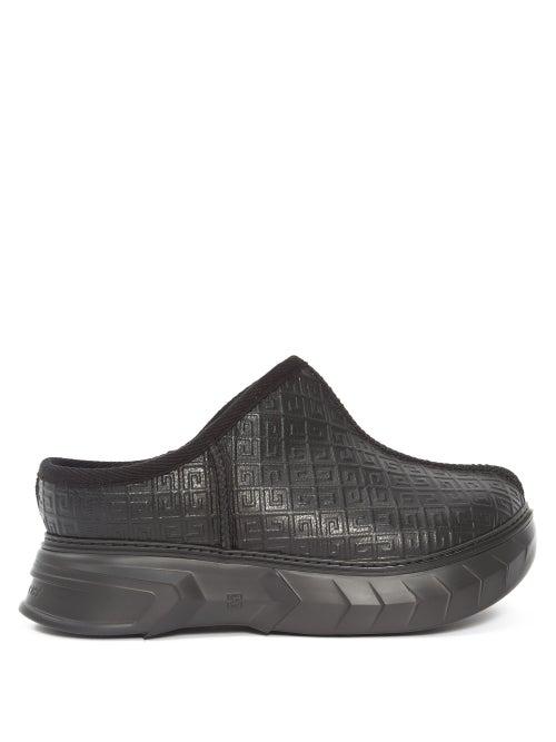 Givenchy - Winter Mallow 4g-embossed Leather Trainers - Mens - Black
