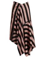 Marques'almeida Loop-decorated Asymmetric Draped Skirt