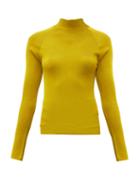 Matchesfashion.com Petar Petrov - Kienna Open Back Sweater - Womens - Dark Yellow