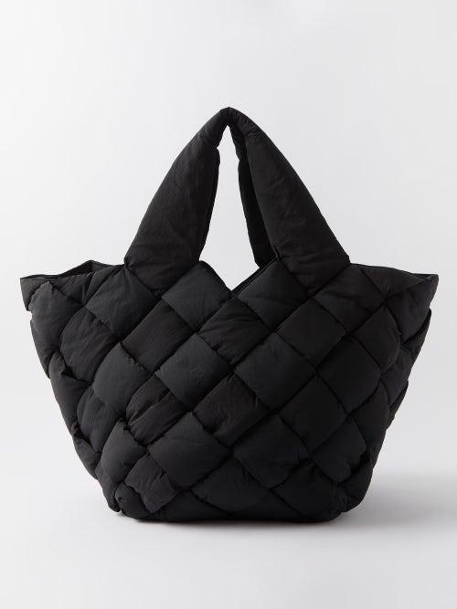 Bottega Veneta - Cassette Large Intrecciato-nylon Tote Bag - Mens - Black