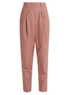 Rachel Comey James High-rise Tapered-leg Wool-plaid Trousers