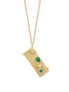 Matchesfashion.com Daniela Villegas - Magical Lighter Diamond, Emerald & Gold Necklace - Womens - Yellow Gold