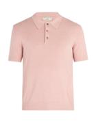 Matchesfashion.com Ditions M.r - Jude Terry Towelling Polo Top - Mens - Pink