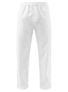 Smr Days - Malibu Drawstring Cotton-twill Trousers - Mens - White
