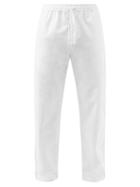 Smr Days - Malibu Drawstring Cotton-twill Trousers - Mens - White