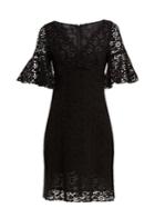 Giambattista Valli V-neck Floral Macram-lace Cotton-blend Dress