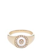 Anissa Kermiche Diamond, Mother-of-pearl & Yellow-gold Ring