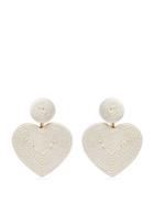 Rebecca De Ravenel Cora Heart Cord Earrings