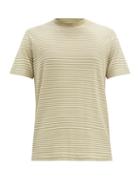 Matchesfashion.com Folk - Striped Cotton-jersey T-shirt - Mens - Green Multi