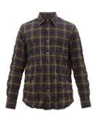 Matchesfashion.com The Gigi - Checked Cotton Blend Shirt - Mens - Green Multi