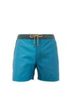 Matchesfashion.com Thorsun - Colour Block Swimming Shorts - Mens - Blue Multi