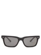 Matchesfashion.com Oliver Peoples - Ba Cc Square Acetate And Metal Sunglasses - Mens - Black