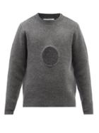 Craig Green - Cut-out Front Wool Sweater - Mens - Grey