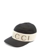 Gucci Logo-print Headband-detail Cotton Cap