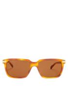Matchesfashion.com Cartier Eyewear - C Dcor Square Acetate Sunglasses - Mens - Tortoiseshell