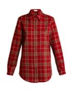 Gabriela Hearst Marcello Cashmere And Silk-blend Flannel Shirt