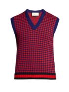 Gucci Wool And Cashmere-blend Sleeveless Knitted Top