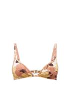 Matchesfashion.com Ephemera - Maui Underwired Recycled Fibre-blend Bikini Top - Womens - Orange Multi