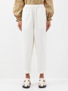 Toogood - The Acrobat Cotton Cropped Trousers - Womens - Cream