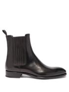 Brioni - Leather Chelsea Boots - Mens - Black