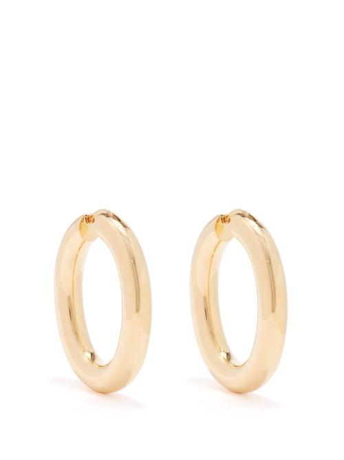 Jil Sander - Gold-plated Sterling-silver Hoop Earrings - Womens - Gold