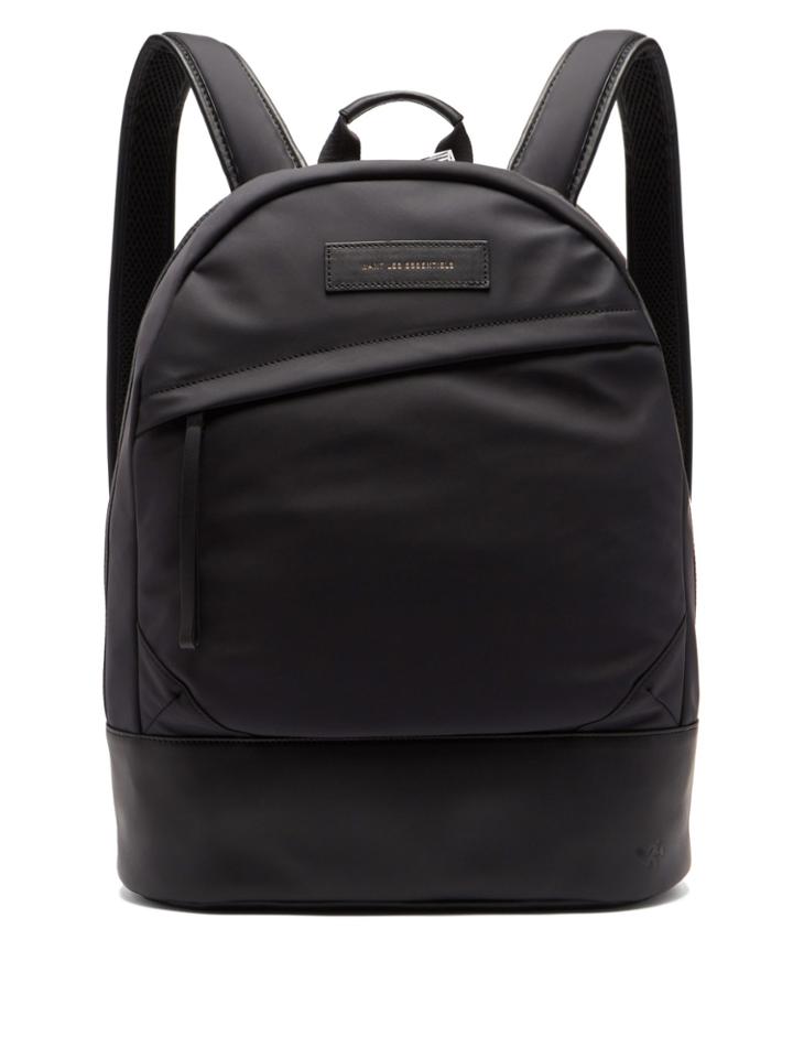 Want Les Essentiels Kastrup Leather-trimmed Nylon Backpack