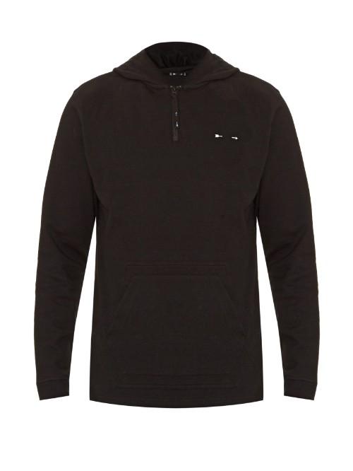 The Upside Helmet Cotton-blend Hooded Sweatshirt