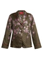 F.r.s - For Restless Sleepers Persefone Floral-print Satin Pyjama Shirt
