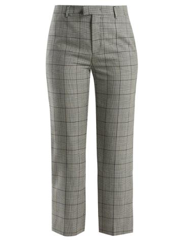 Redvalentino Checked Wool Trousers