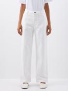 The Row - Louie High-rise Wide-leg Jeans - Womens - White