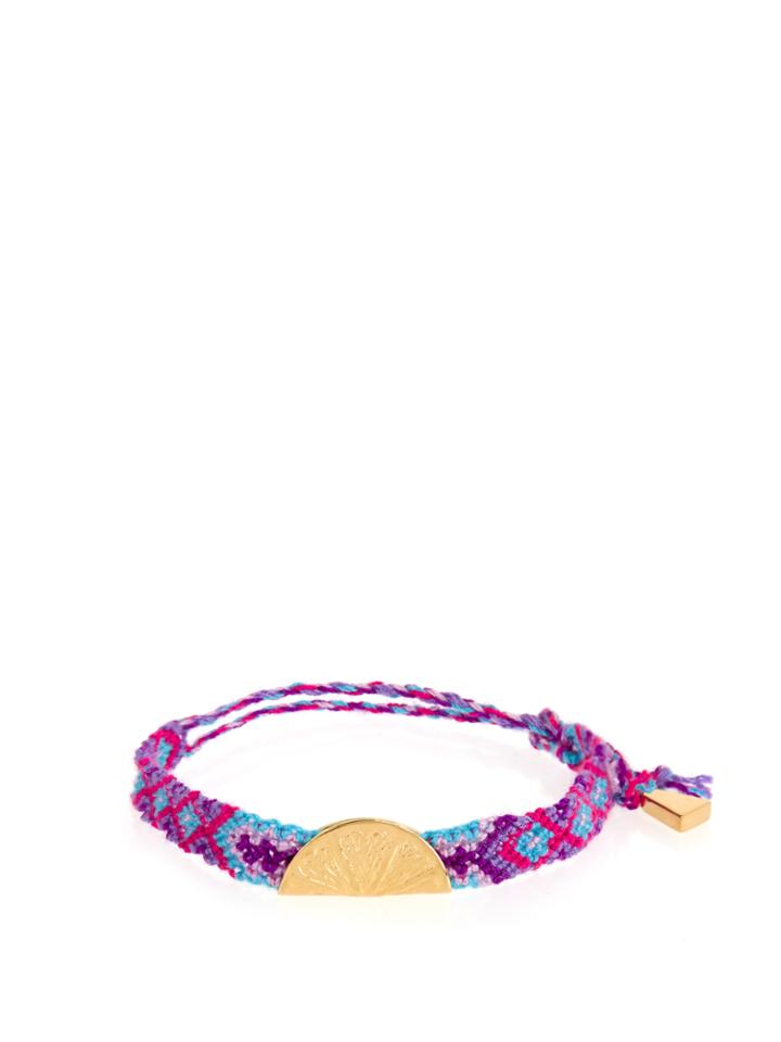 Lucy Folk Citrus Gold-plated Friendship Bracelet