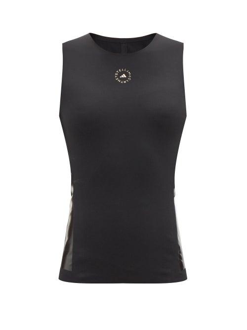 Matchesfashion.com Adidas By Stella Mccartney - Supportcore Recycled-fibre Tank Top - Womens - Black