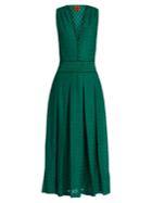 Missoni Deep V-neck Sleeveless Zigzag-knit Gown