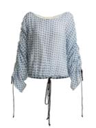 By. Bonnie Young Rose-print Silk-chiffon Blouse