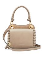 Matchesfashion.com See By Chlo - Tilde Suede And Leather Shoulder Bag - Womens - Grey Multi
