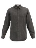 Matchesfashion.com Pro - Wool-flannel Shirt - Mens - Dark Grey