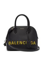 Matchesfashion.com Balenciaga - Ville S Leather Bag - Womens - Navy Multi