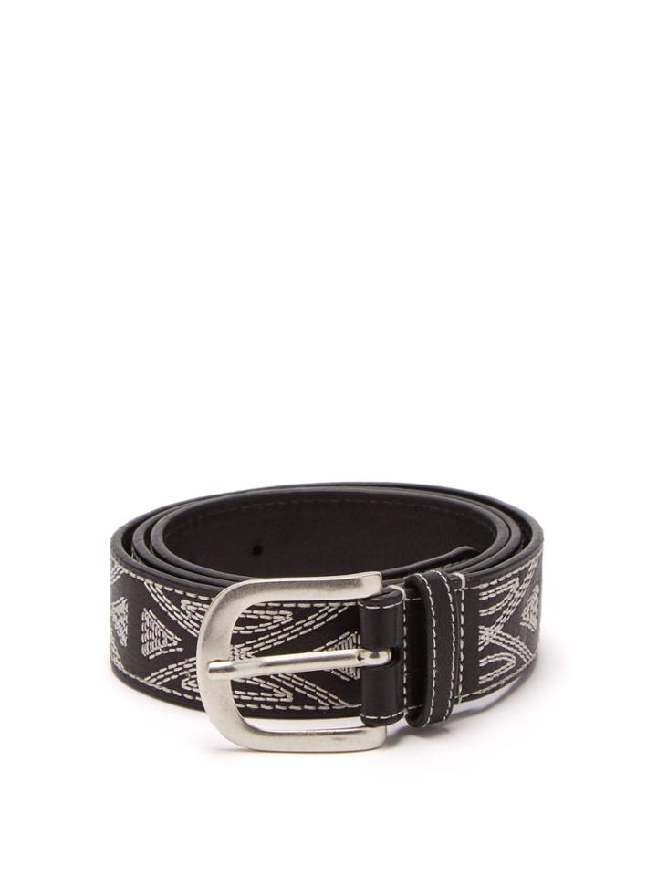 Isabel Marant Tetyh Embroidered Leather Belt