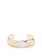 Aurlie Bidermann - Elmire Mother-of-pearl 18k Gold-plated Cuff - Womens - Pink Multi