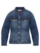 Martine Rose Quilted-lining Darted Denim Jacket