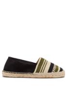 Matchesfashion.com Guanabana - Striped Woven-canvas And Suede Espadrilles - Mens - Multi