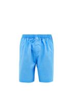 Matchesfashion.com Raey - Wide Leg Cotton Blend Shorts - Mens - Light Blue