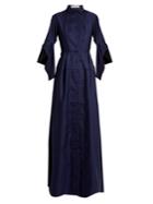 Palmer/harding Flounce-sleeve Cotton Dress