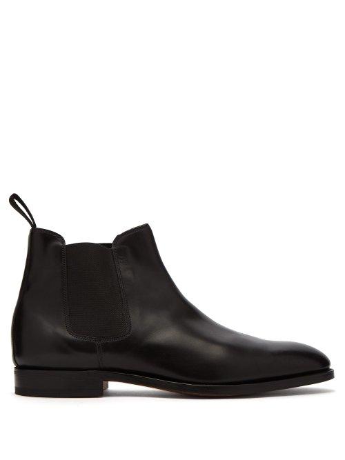 Matchesfashion.com John Lobb - Lawry Leather Chelsea Boots - Mens - Black