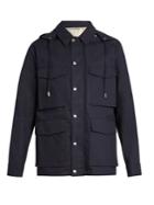 Ami Detachable-hood Cotton Parka