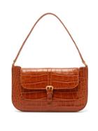 Matchesfashion.com By Far - Miranda Crocodile Effect Leather Shoulder Bag - Womens - Tan